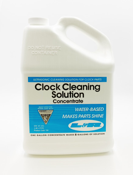 Clock Cleaning Solution Concentrate One Pint - Oil Removal